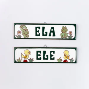 PLACA MÉDIA - PINTINHO/ PERERECA - VERDE