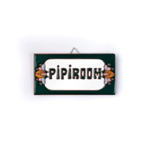 PLACA PEQUENA - PIPIROOM - EUROPEU VERDE