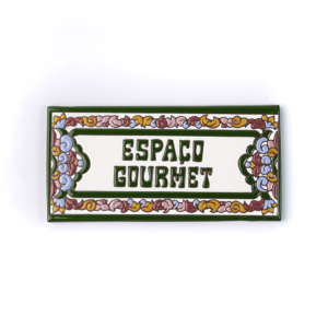 PLACA GRANDE - ESPAÇO GOURMET - ITALIANO VERDE