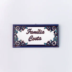 PLACA GRANDE - FAMÍLIA COSTA