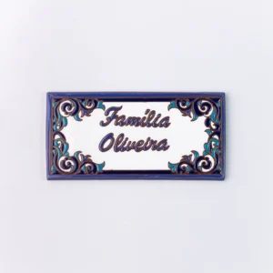 PLACA GRANDE - FAMÍLIA OLIVEIRA
