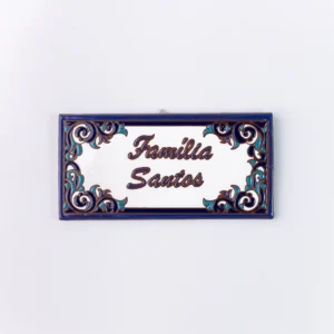 PLACA GRANDE - FAMÍLIA SANTOS