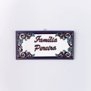 PLACA GRANDE - FAMÍLIA PEREIRA