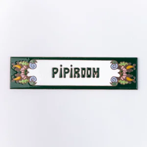 PLACA MÉDIA - PIPIROOM - EUROPEU VERDE