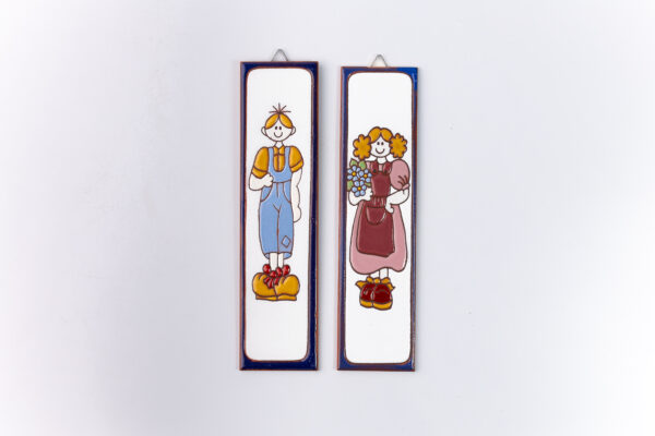PLACA MÉDIA - MENINO/ MENINA - AZUL