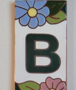 LETRA B - FLOR
