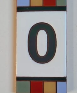 NÚMERO 0 - QUADRADINHO COLORIDO