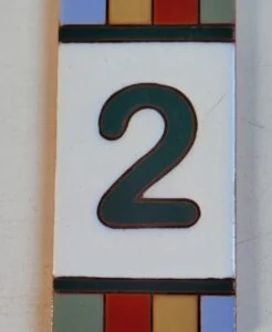 NÚMERO 2 - QUADRADINHO COLORIDO